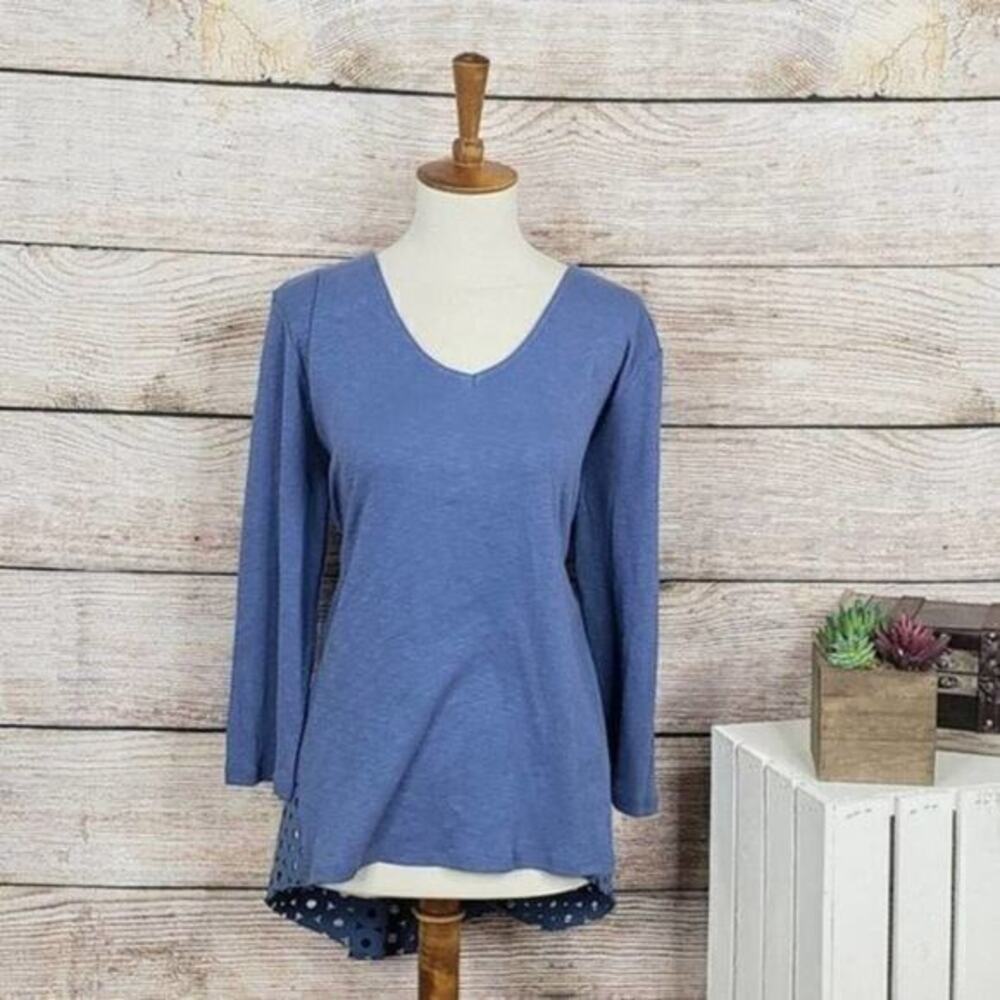 Kate & Mallory Women's‎ Stretch Circle Top Blue Size Large